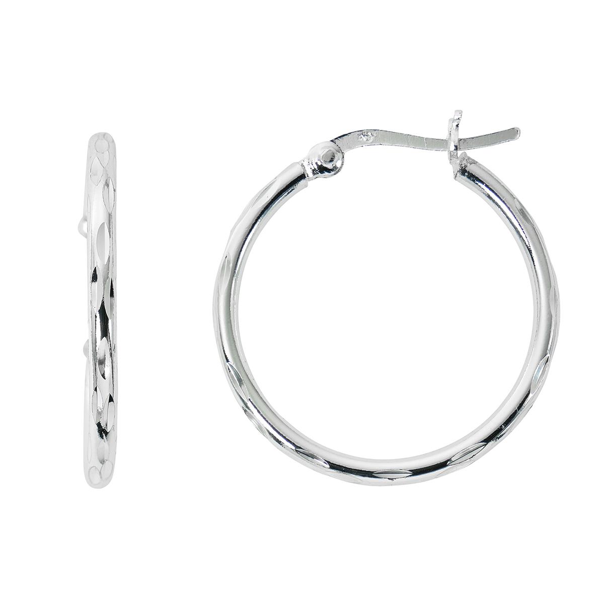 Danecraft Pure 100 Snap Top Hoop Earrings