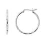 Danecraft Pure 100 Snap Top Hoop Earrings - image 1