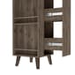 FM FURNITURE Quinn Dark Brown Corner Bar Cabinet - image 3
