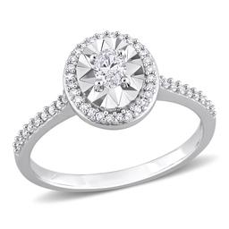 Diamond Classics(tm) 14kt. White Gold 1/3ctw. Diamond Ring