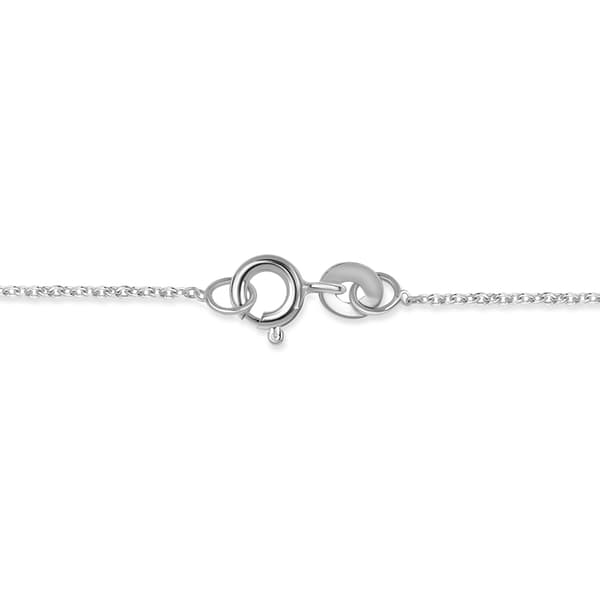 Nova Star® 5mm. Created Ruby & Lab Grown Diamond Heart Necklace