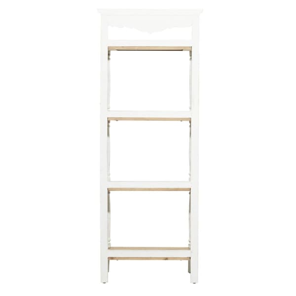 9th & Pike® Farmhouse White Wood Shelving Unit