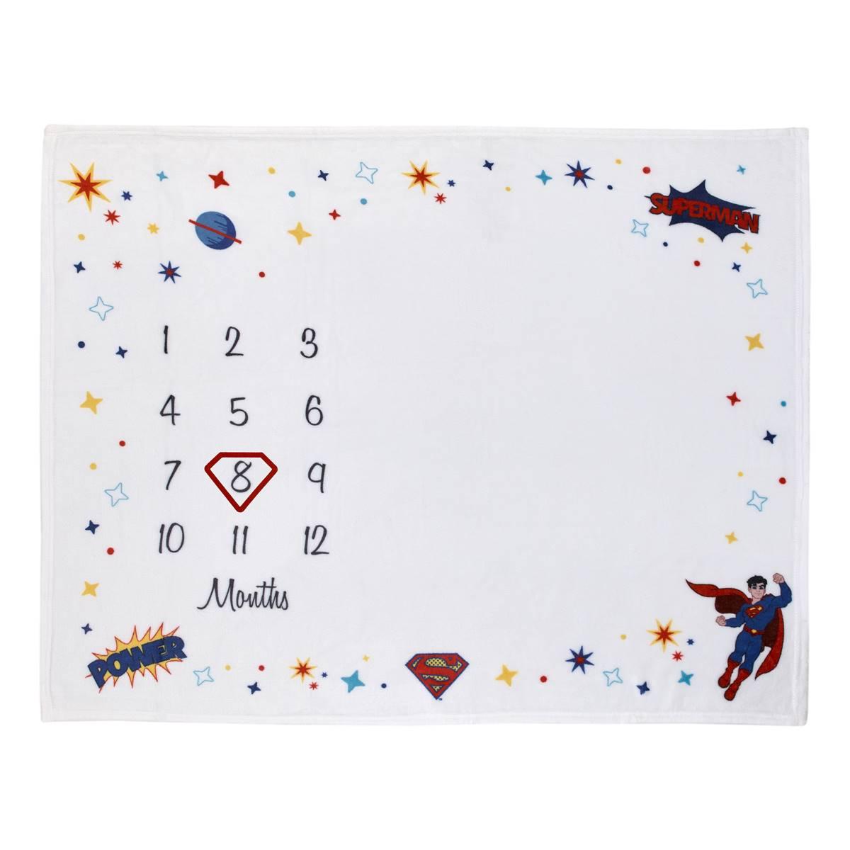 Warner Bros. Superman™ Milestone Baby Blanket