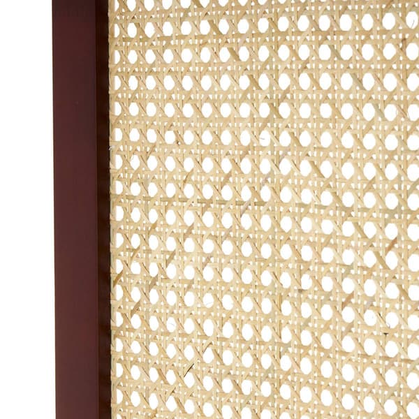 9th & Pike&#174; Farmhouse Dark Brown Wood Room Divider Screen