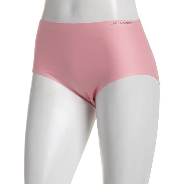 Womens Laura Ashley(R) Brushed Micro Laser Brief Panties LS4063EU - image 