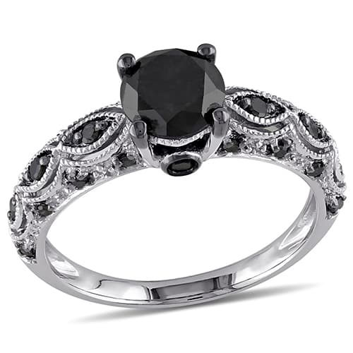 Radiant Rainbow™ 10kt. 1 1/4 ctw. Diamond Engagement Ring