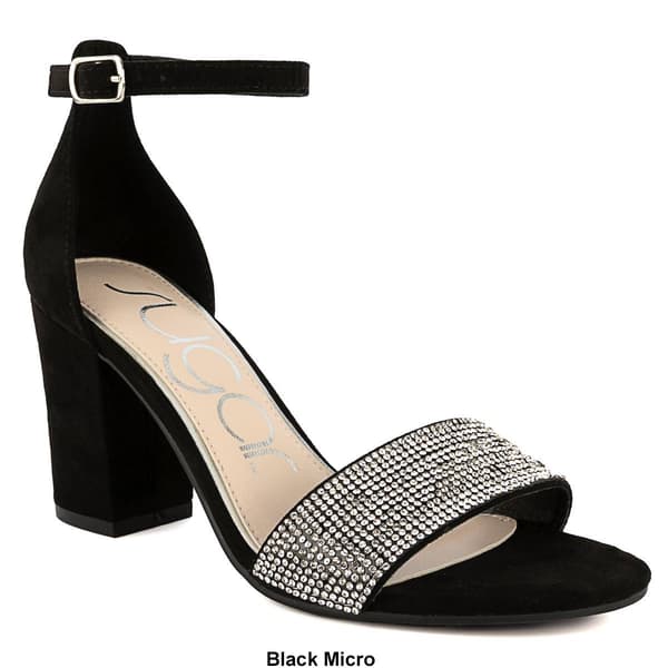 Womens Sugar Machelene Block Heel Slingback Sandals