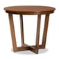 Baxton Studio Salida Walnut Brown Finished Wood 5pc. Dining Set - image 3