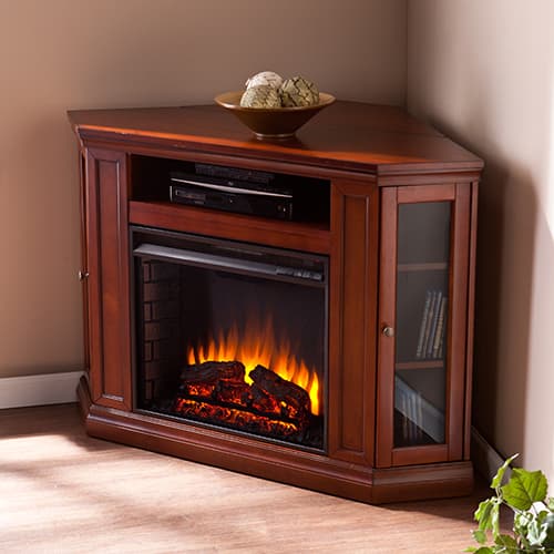 Southern Enterprises Claremont Media Electric Fireplace