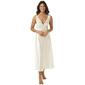 Womens Linea Donatella Bridal Bouquet Satin Nightgown - image 1