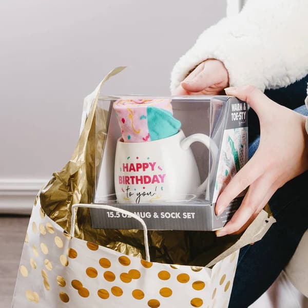 Pavilion Birthday Mug & Socks Set