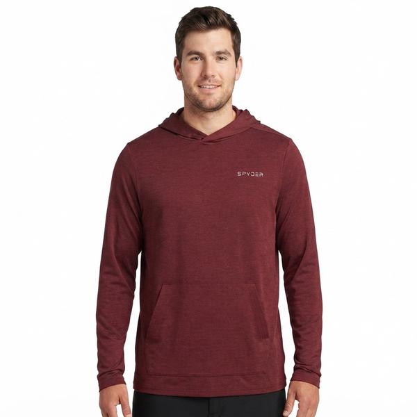 Mens Spyder Jersey Long Sleeve Hoodie - image 