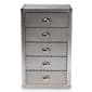 Baxton Studio Davet 5 Drawer Accent Chest - image 3