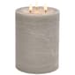 One Touch 3 Wick 8in LED Pillar Candle - image 1