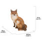 Hi-Line Gift Mother & Baby Fox Sitting Garden Statue - image 10