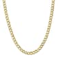 Mens Gold Classics&#8482;10kt. 6.5mm 7in. Semi-Solid Chain Bracelet - image 2