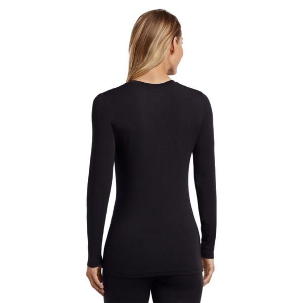 Womens Cuddl Duds® Softwear Stretch Long Sleeve Crew Neck