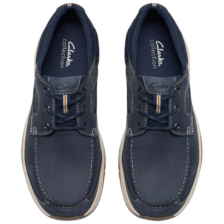 Mens Clarks Sailview Lace Boat Shoes