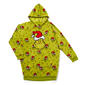 Womens Holiday Traditions Grinch Hooded Sleeper With Socks - image 1