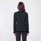 Petite Kasper Long Sleeve Stripe Button Front Cardigan - image 1