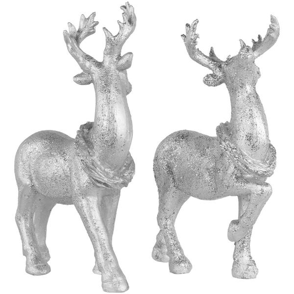 Northlight Seasonal Reindeer Christmas Figurines - Set of 2