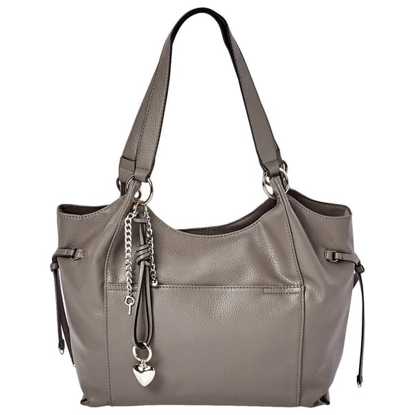 DS Fashion Double Handle Tote with Charms - image 