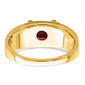 Mens Gentlemen’s Classics™ 14kt. Gold 2ctw. Ruby & Diamond Ring - image 5