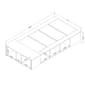 South Shore Flexible Platform Bed With Baskets - image 4
