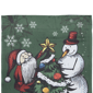 Northlight 40in. Merry Christmas Santa & Snowman House Flag - image 5