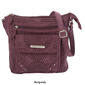Stone Mountain Nubuck Perforated Vinyl Flap Crossbody - image 5