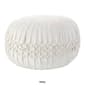 Nourison Velvet Pouf - image 4
