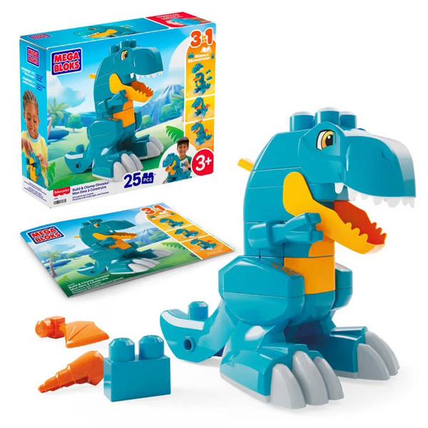 Mega Bloks By Fisher-Price(R) Chomp Dinosaur Blocks - image 