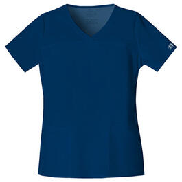 Plus Size Cherokee Core Stretch V-Neck Top - Navy