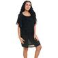 Plus Size Cover Me Onion Skin Ruffle Sleeve Tunic Cover-Up - image 1