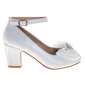 Little Girls Badgley Mischka® Double Ankle Strap Dress Heels - image 2
