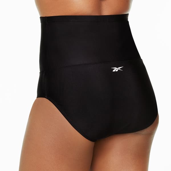 Womens Reebok High Waisted Solid Control Swim Bottoms