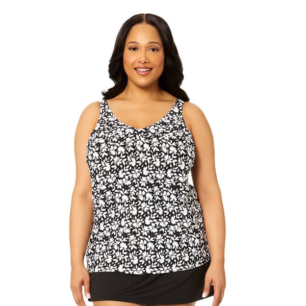 Plus Size Leilani Summer Bloom Bora Bora Tankini