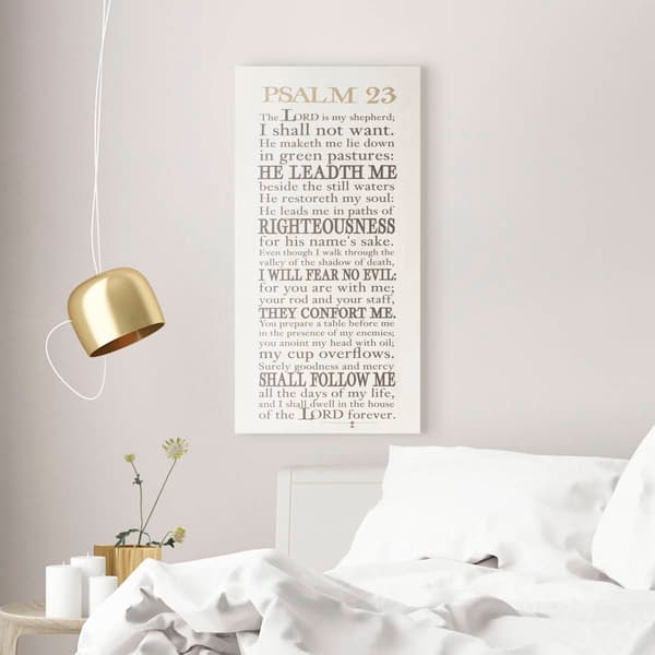 Artisan Home Psalm 23 Canvas Wall D&#233;cor