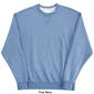 Mens North Hudson Suede Fleece Crew V-Notch Sweatshirt - image 2