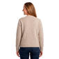 Petite Hasting & Smith Solid Long Sleeve Cable V-Neck Cardigan - image 2