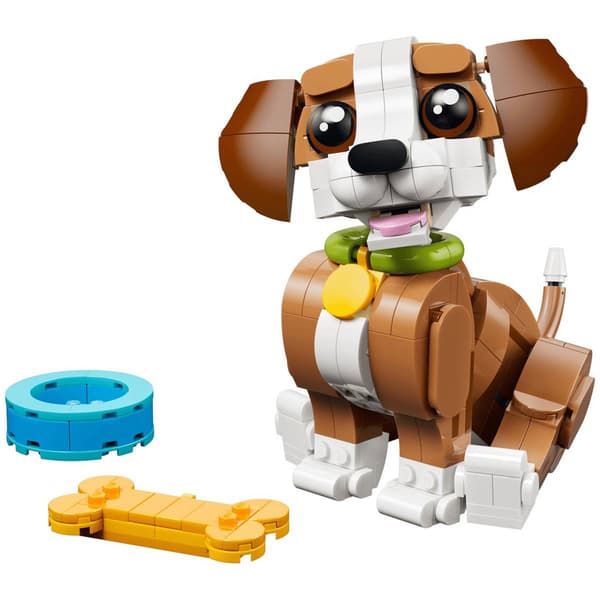 LEGO® Creator 3-in-1 Cute Animals: Playful Puppy Dog Building Kit