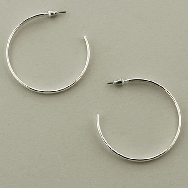 Freedom Nickel Free Medium Hoop Earrings - image 