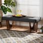 Baxton Studio Theo Upholstered Bench - image 6
