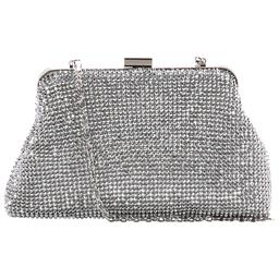 Jessica McClintock Phyllis Diamond Mesh Clutch