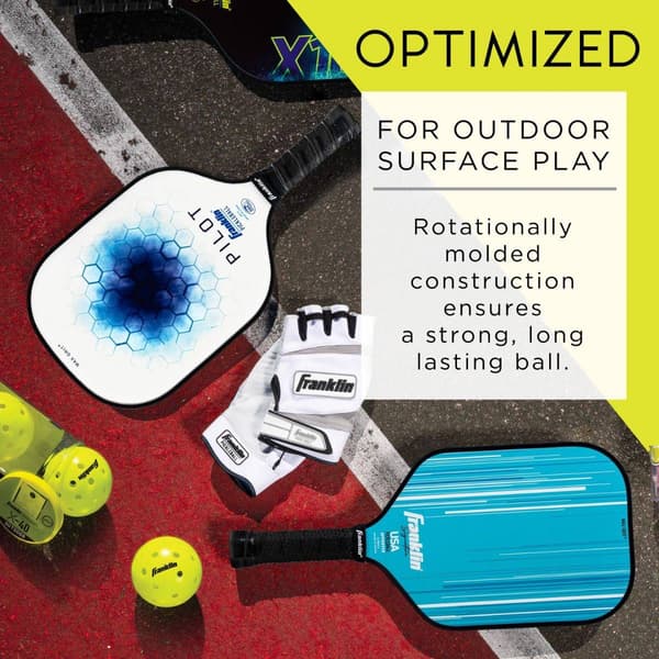 Franklin Sports 3pk. X-40 Optic Pickleballs