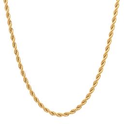 Mens Gentlemen's Classics(tm) Gold-Tone Stainless Steel Necklace