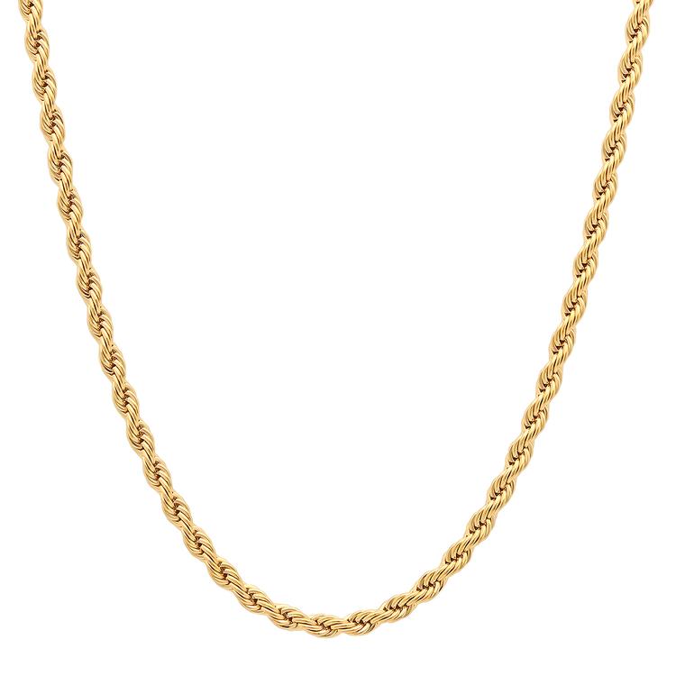 Mens Gentlemen's Classics(tm) Gold-Tone Stainless Steel Necklace