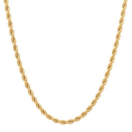 Mens Gentlemen's Classics&#40;tm&#41; Gold-Tone Stainless Steel Necklace