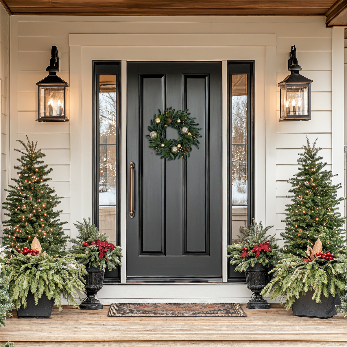 Northlight Real Touch(tm) Pre-Decorated Pine Christmas Wreath