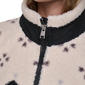 Womens DKNY Sport Geometric Mock Neck Sherpa Jacket - image 6
